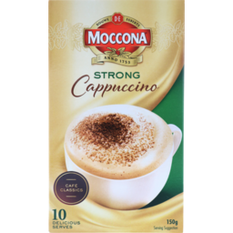 Photo of Moccona Coffee Sachets Strong Cappuccino 10s