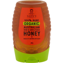 Photo of Nature Nate's 100% Pure Organic Australian Raw & Unfiltered Honey