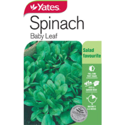 Photo of Yates Spinach Baby Leaf Seed Packet