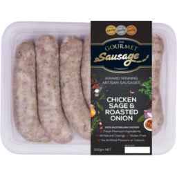 Photo of Gourmet Sausage Co. Chicken, Sage & Onion Sausages