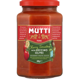 Photo of Mutti Gourmet Pasta Sauce With Cherry Tomatoes And Leccino Olives 400g