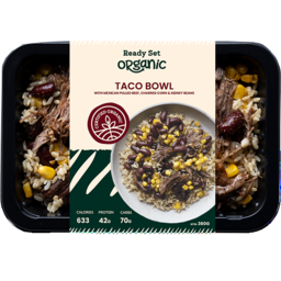 Photo of Ready Set Organic Taco Bowl 360g (Frozen)