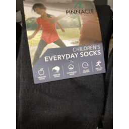 Photo of Childrens Everyday Socks Black 3-5 3 Pack