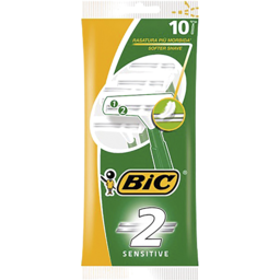 Photo of BIC SHAVER TWIN EASY SENSITIVE  POUCH 10 PACK