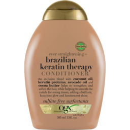 Photo of Vogue Ogx Ever Straightening + Smoothing & Shine Brazilian Keratin Therapy Conditioner For Dull Hair 385ml