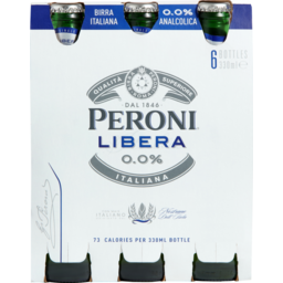 Photo of Peroni Libera 0.0% Non Alcoholic Beer 6pk