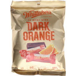 Photo of Whittaker's Chocolate Share Pack Dark Orange 180g