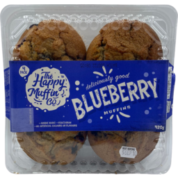 Photo of Happy Muffin Co.Blueberry Muffins 420gm 4pk