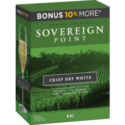 Photo of Sovereign Point Crisp Dry White Cask