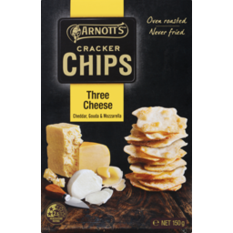 Photo of Arnott's Cracker Chips Three Cheese 150g