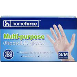 Photo of Homeforce Glove Disp S-M 100pk