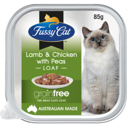 Photo of Fussy Cat Grain Free Lamb & Chicken With Peas Loaf Wet Cat Food 85g 85g