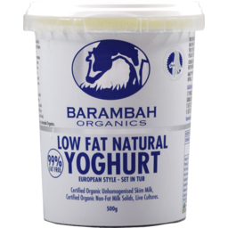 Photo of Barambah Yoghurt Low Fat 500g