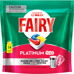 Photo of Fairy Platinum Plus Expert All In One Automatic Dishwasher Tablets 14 Count 14