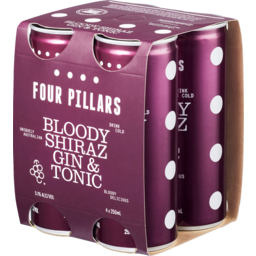 Photo of Four Pillars Bloody Shiraz Gin & Tonic 250ml