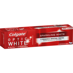 Photo of Colgate Optic White Sparkling White Luminous Mint Whitening Toothpaste With Hydrogen Peroxide 140g