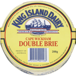 Photo of King Island Dairy Cheese Double Brie 200gm