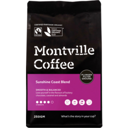 Photo of MONTVILLE:MTV Sunshine Coast Plunger Coffee 250g