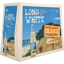 Photo of Long White 4.8% Orange 10x320ml Bottles