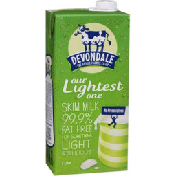 Photo of Devondale UHT Skim Milk 2lt