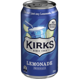 Photo of Kirks Sugar Free Lemonade Soft Drink Can 375ml