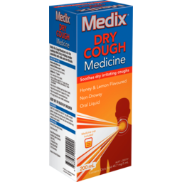 Photo of Medix Dry Non Drowsy Honey & Lemon Flavoured Cough Medicine 200ml