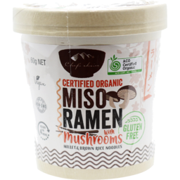 Photo of Chef's Choice Organic Miso Ramen Mushroom 60g