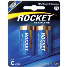 Photo of Battery Rocket Alkaline C Size 2 Pack