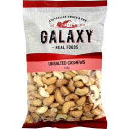 Photo of Galaxy Unsalted Cashews 450g