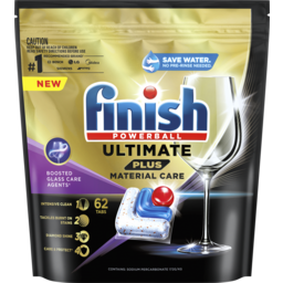 Photo of Finish Ultimate Plus Material Care Dishwashing Tablets 62 Pack