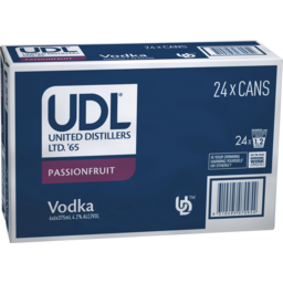 Photo of Udl Vodka & Passionfruit Cans