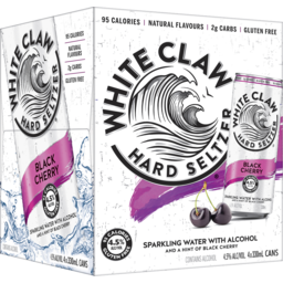 Photo of White Claw Hard Seltzer Black Cherry Can
