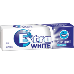 Photo of Extra White Peppermint Sugar Free Gum 10pc Pack 14g 14g