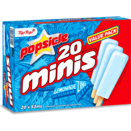 Photo of Tip-Top Popsicle Mini Lemonade 20 pack