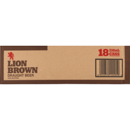Photo of Lion Brown Cans 330ml 18 Pack