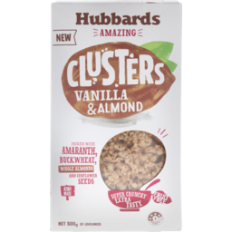 Photo of Hubbards Amazing Clusters Vanilla & Almond 500g