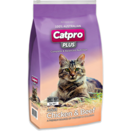 Photo of Catpro Plus Chicken & Beef Dry Cat Food