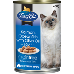 Photo of Fussy Cat Grain Free Salmon And Whitefish With Olive Oil Wet Cat Food 400g