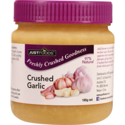 Photo of Just Foods Crushed Garlic 185g