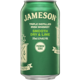 Photo of Jameson Dry&Lime Can 4.8%375ml