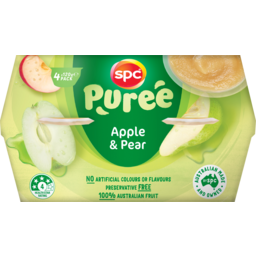 Photo of SPC Apple & Pear Puree 4x120g