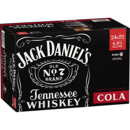 Photo of Jack Daniel's & Cola 24 Pack 330ml 4.0x6ml