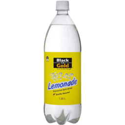 Photo of Black & Gold Lemonade Soft Drink 1.25