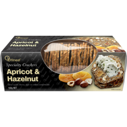 Photo of OB Finest Specialty Crackers Apricot & Hazelnut 150gm