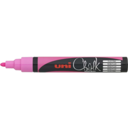 Photo of Uni Liquid Chalk Marker Pink Each