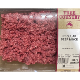 Photo of Free Country Beef Mince Reg Rw