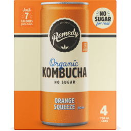 Photo of Remedy Kombucha Orange Squeeze