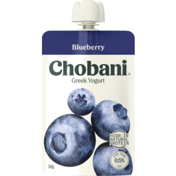 Photo of Chobani Yoghurt Pouch Blueberry (140g)