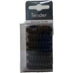 Photo of Tender Spiral Hair Ties 6 Pack