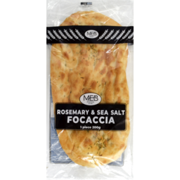 Photo of Middle East Bread Black Label Rosemary & Sea Salt Focaccia